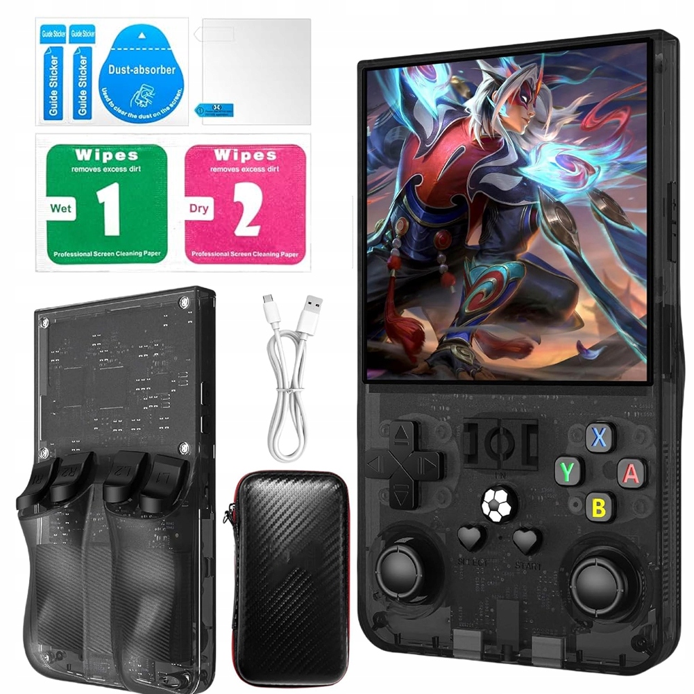 R36MAX Retro konsola do gier 18000 gier Mini przenośna konsola do gier 64GB