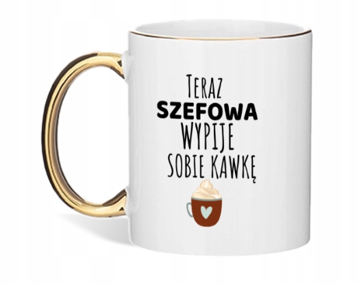 Hrnček „Teraz si šéfka vypije kávu“ Hrnček Pre Šéfku