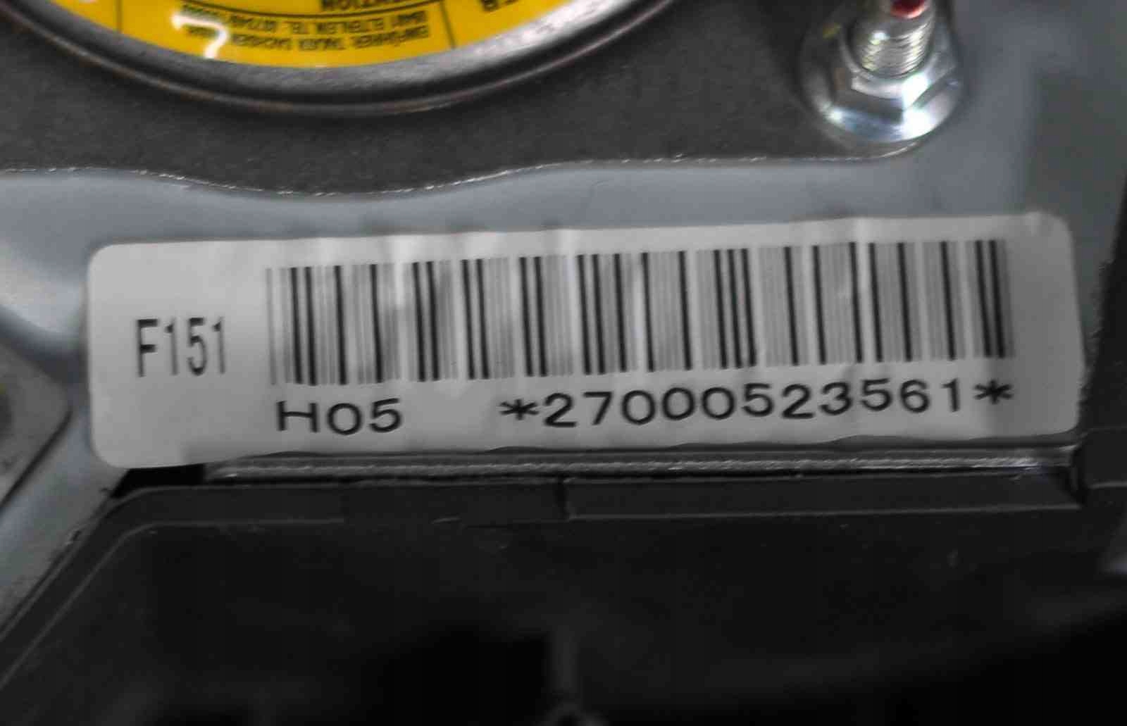 mazda RX8 2005 подушка безопасности Airbag руля