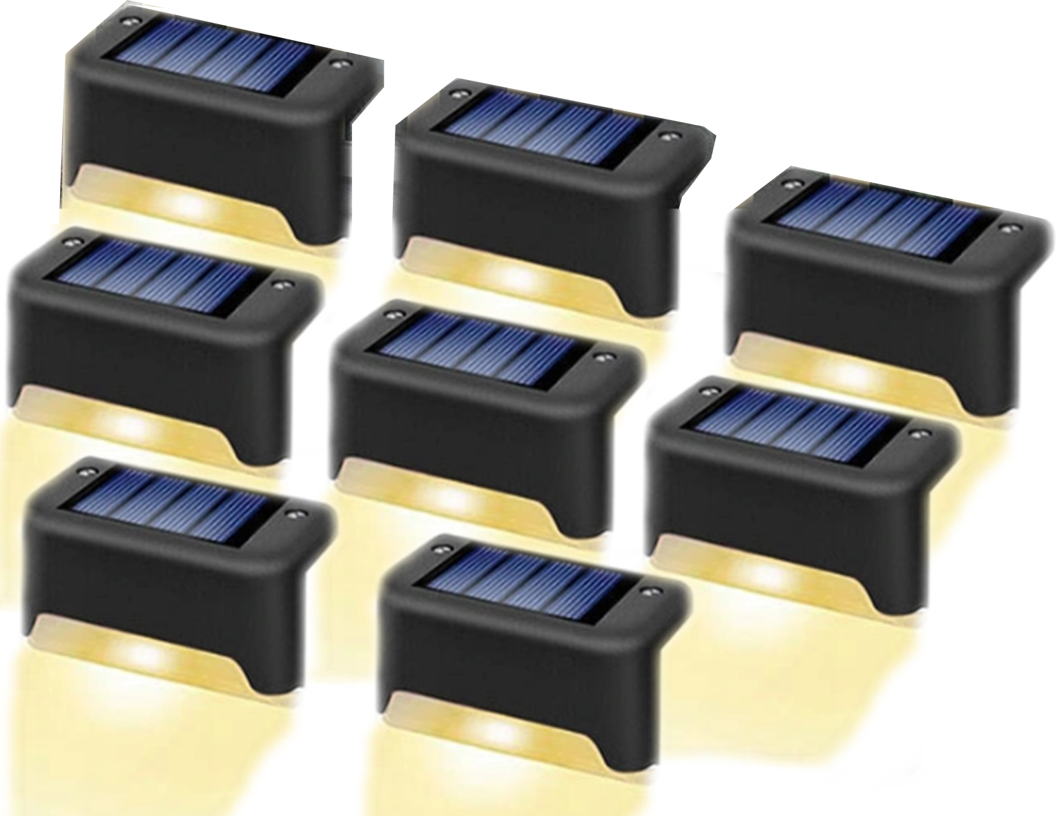 

8 Szt Wodoodporna Lampa Solarna Ogrodowa schody it