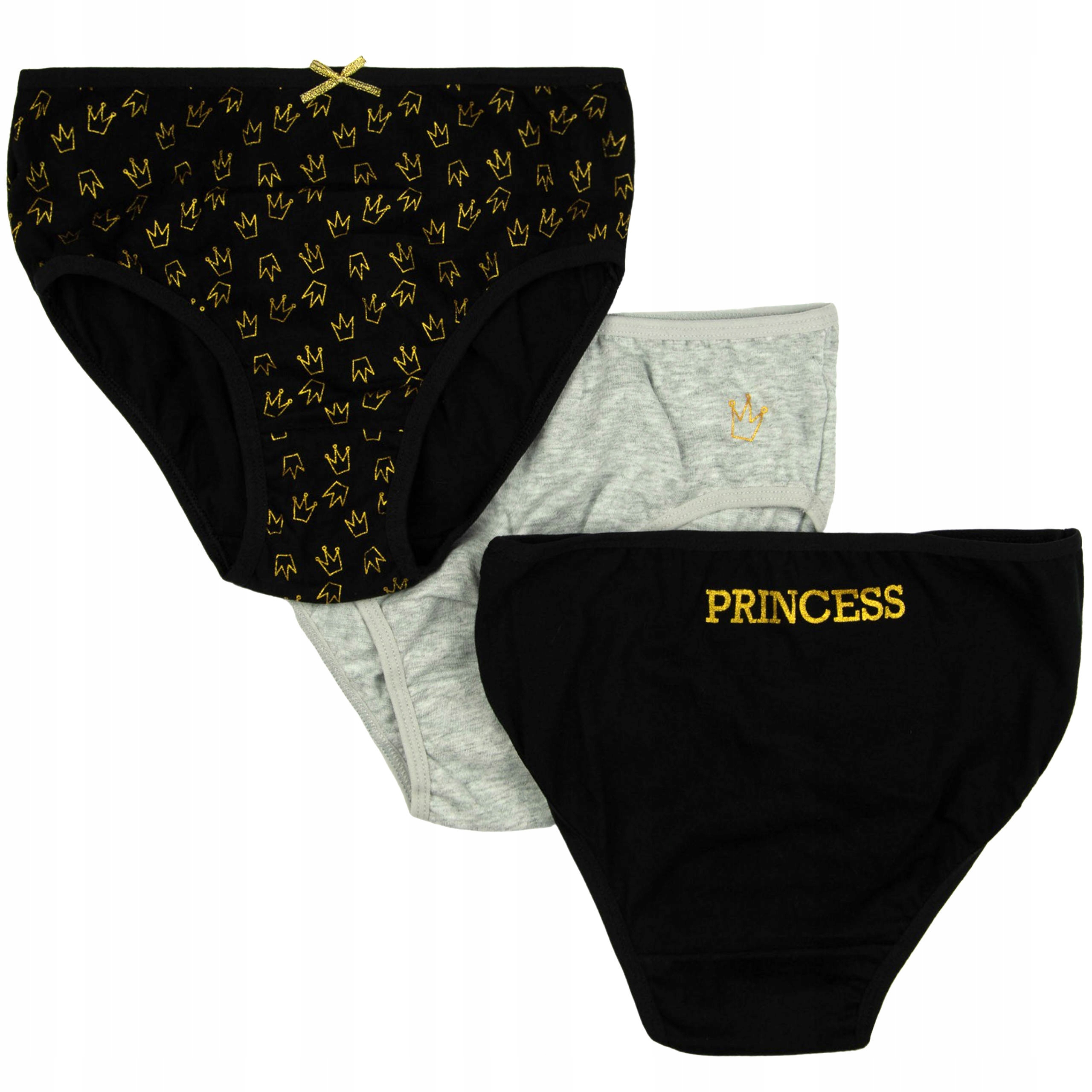 

3-pak Figi majteczki Dziewczęce 122-128 majtki