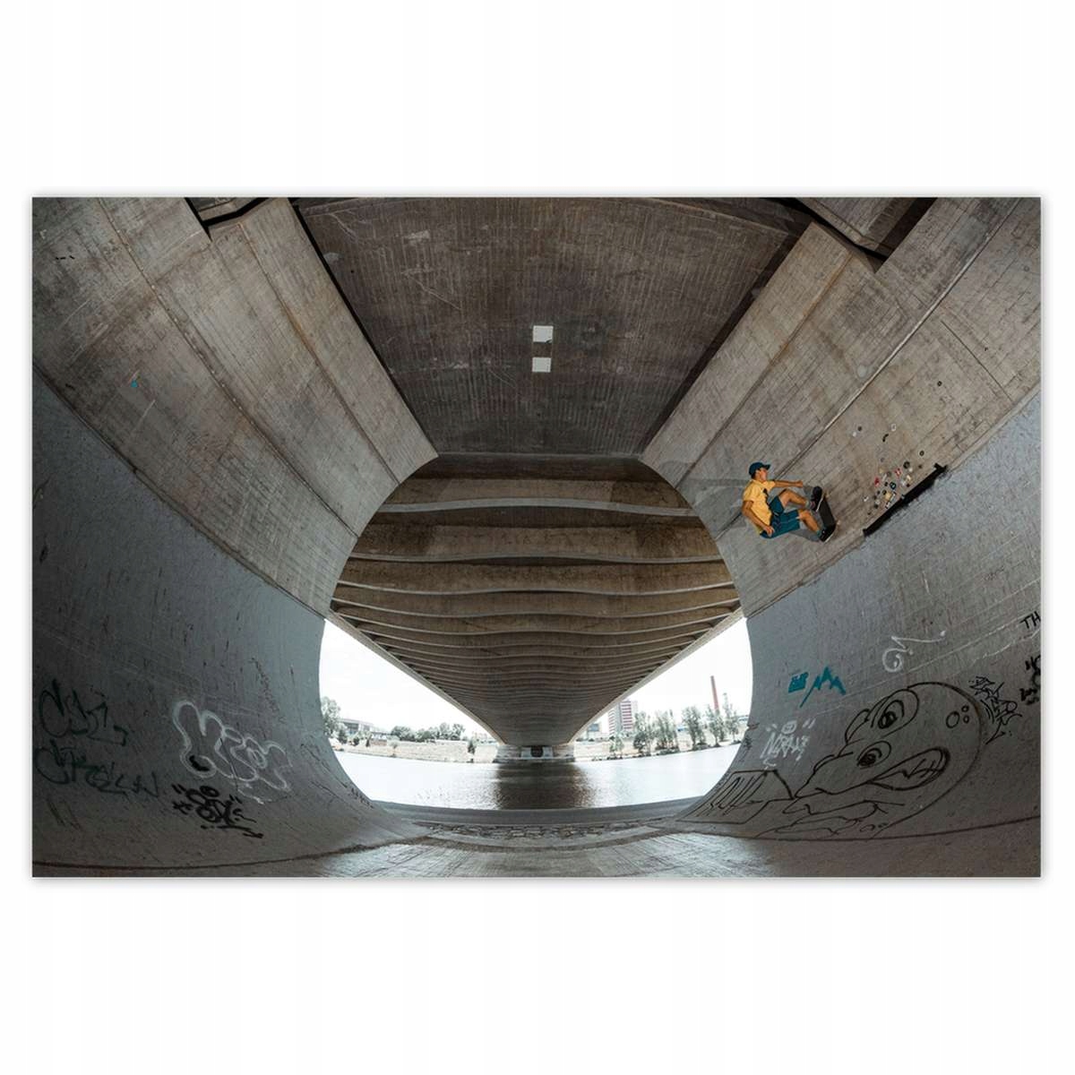 Plakáty 200x135 Skateboard Deska Skoky