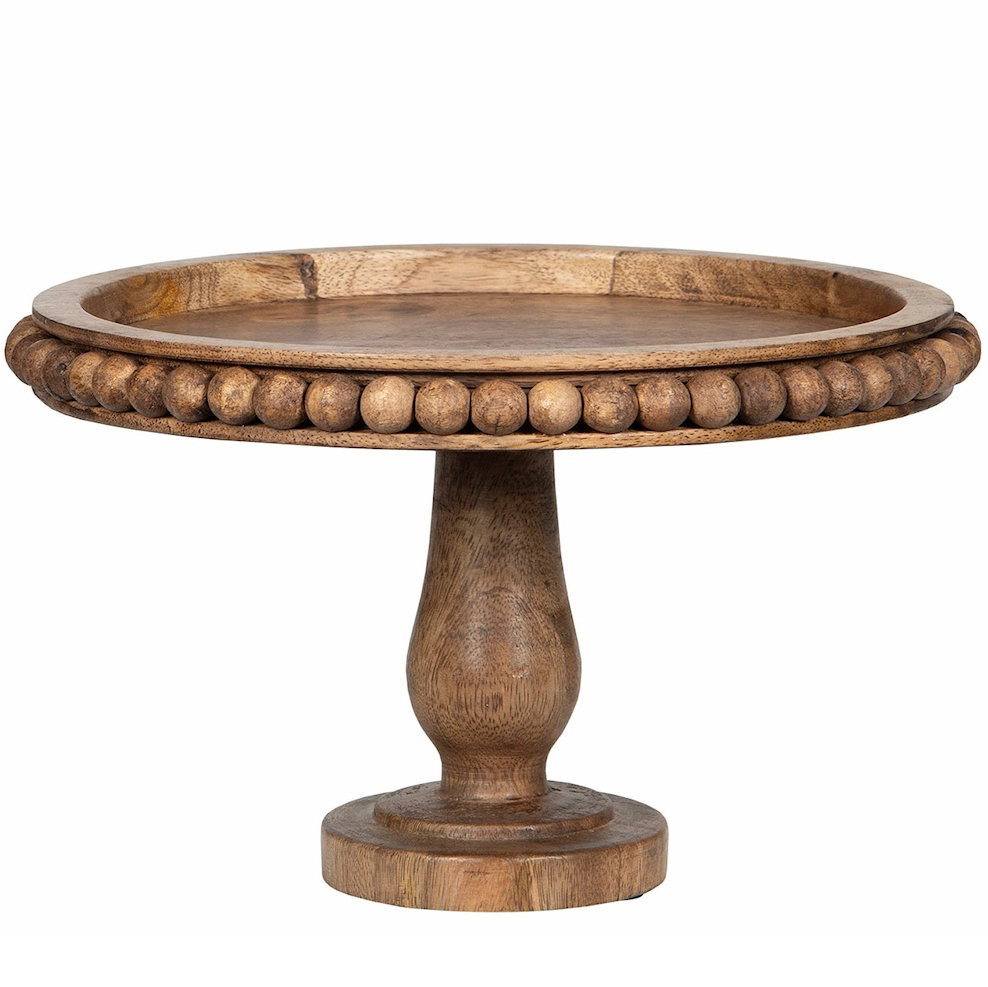 Patera Na Owoce Warzywa Babeczki Ciasto Drewniana Mango Boho Do Domu 30cm