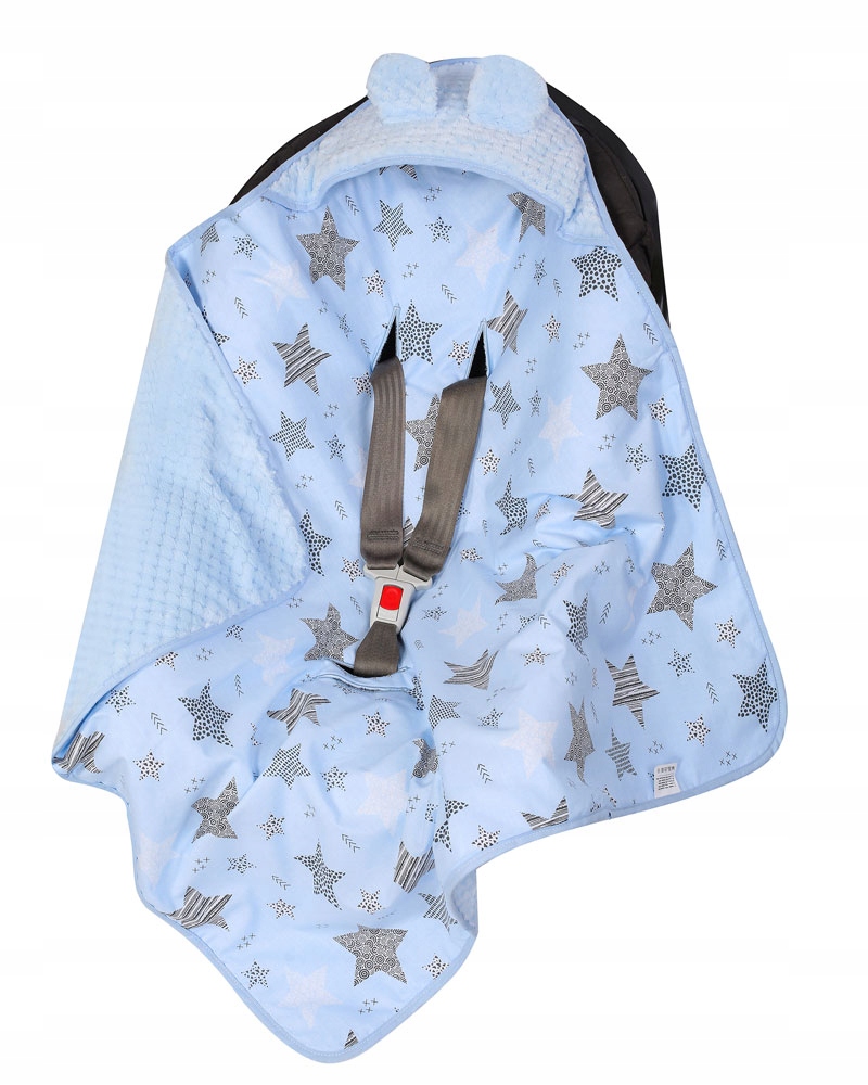 

DuetBaby Kocyk zawijak do fotelika 80x80 cm blue