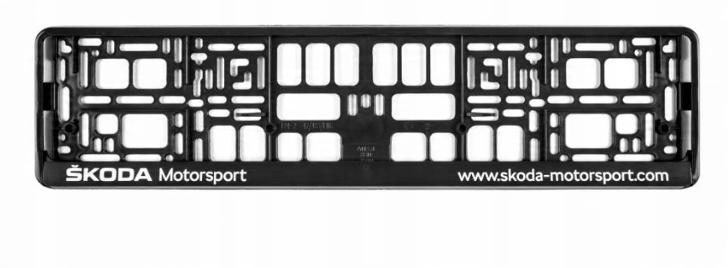 

Ramki Pod Tablice Rejestracyjne Skoda Motorsport