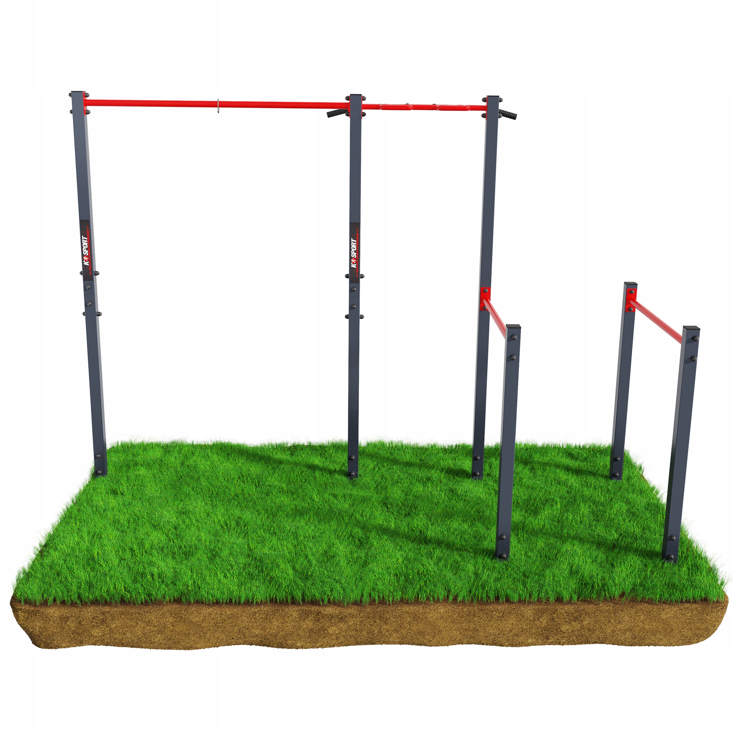 GARDEN STREET WORKOUT PULL-UP BAR + ПЕРИЛА Модель KSOZ005