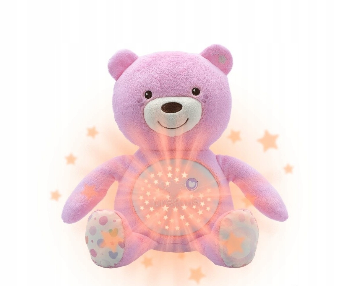 

Chicco Miś Z Projektorem 3W1 Lampka + Kołysanki