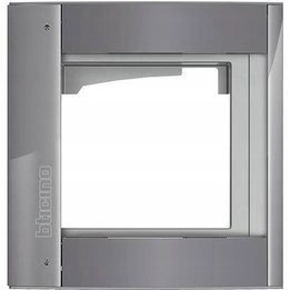 Rámeček s držákem pro panely Sfera 1 modul Ocelově šedá Legrand 350213