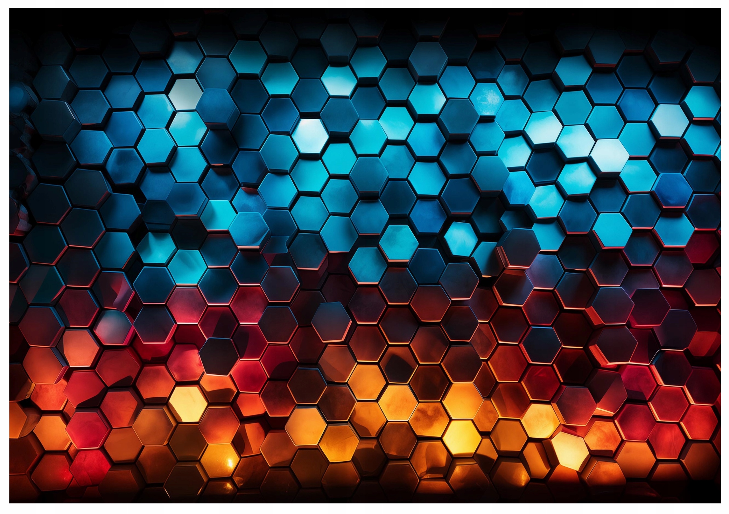 Fototapeta Pro Mládež Hexagony 3D Pro Chlapce Tapeta Na Zeď 250x175