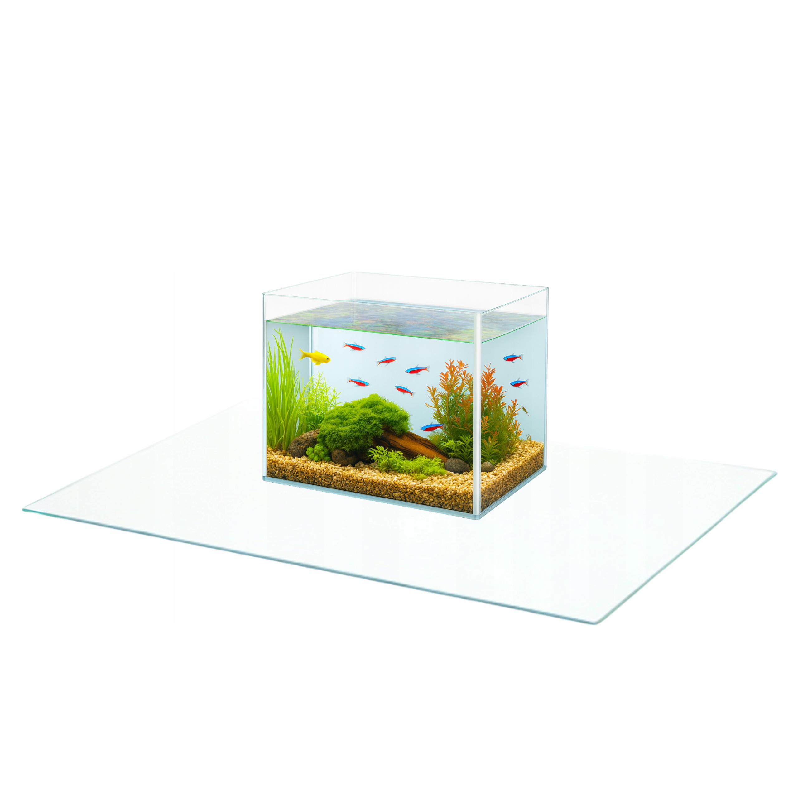 Levně Ochranná Podložka pod akvárium Voděodolná Transparentní 60x200 cm Pvc