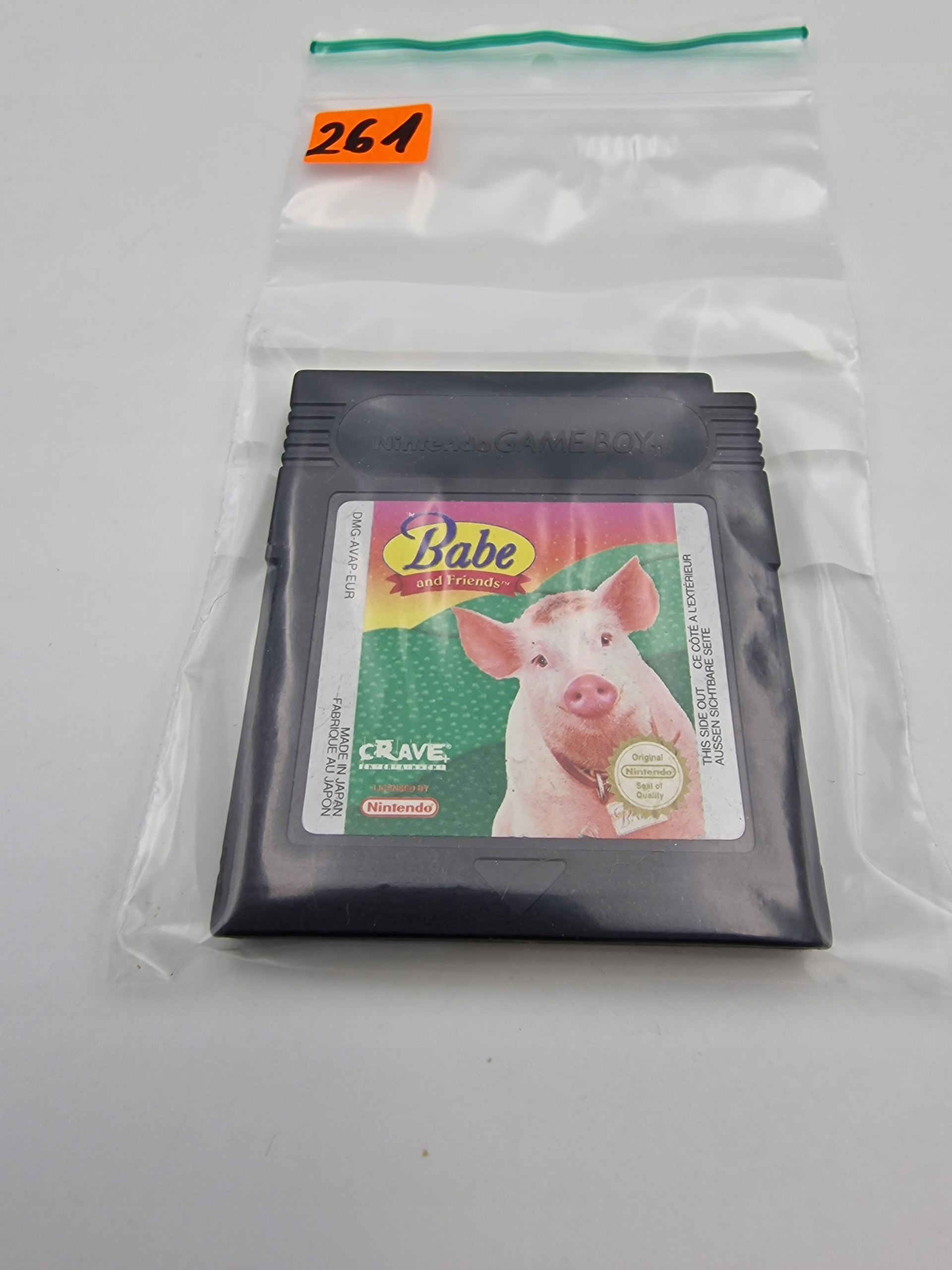 GAME BOY BABE AND FRIENDS ORYGINAŁ Producent Nintendo