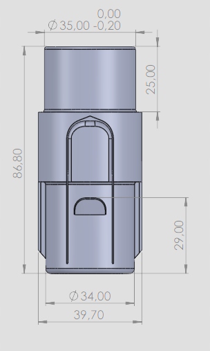 Adapter do odkurzacza Laresar V8 V7 35mm