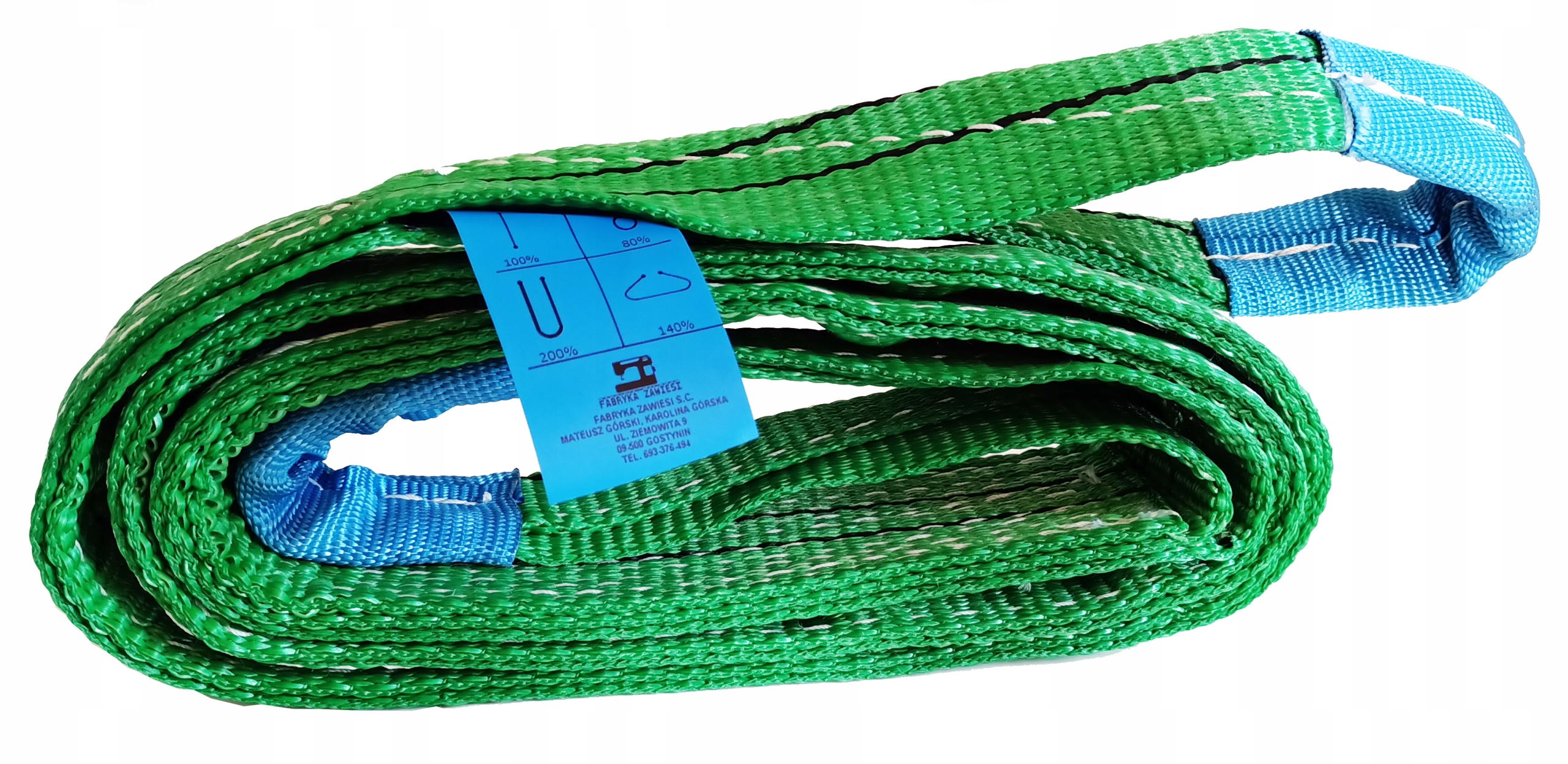 ZAWIESIE PASOWE TYP B2 2T 10M ATEST POLSKA FIRMA