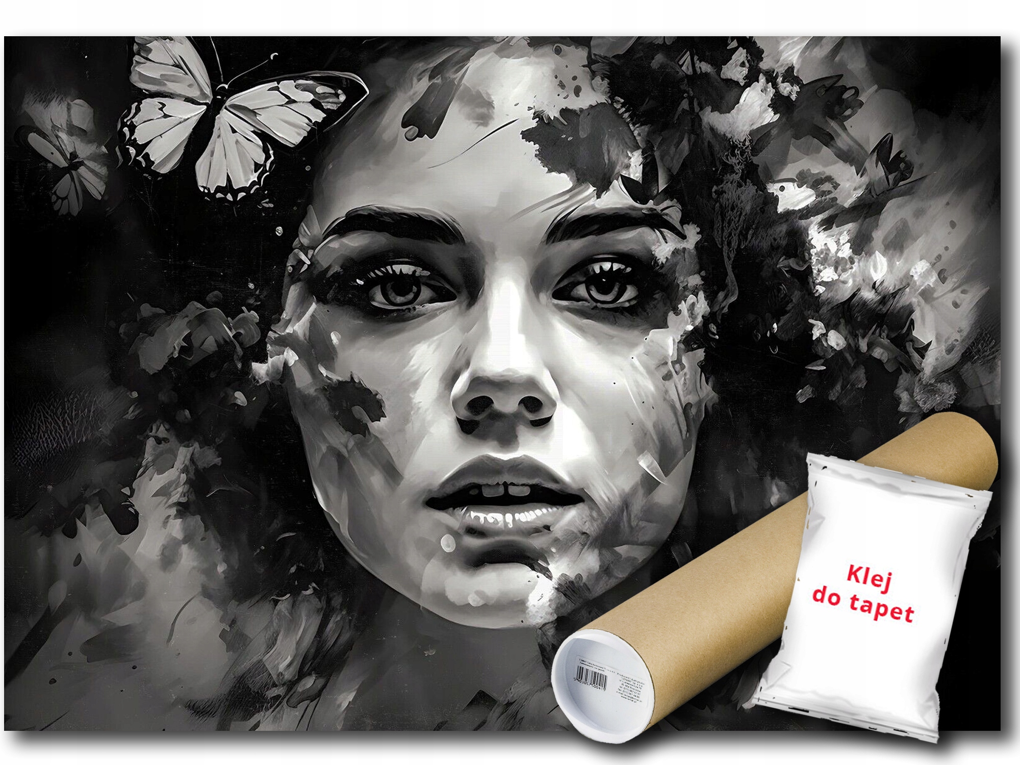 Fototapeta Vliesová Portret Obličej Motýl 312x219