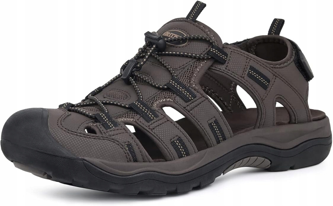 Grition Męskie sandały turystyczne sportowe trekingowe brązowe roz.40