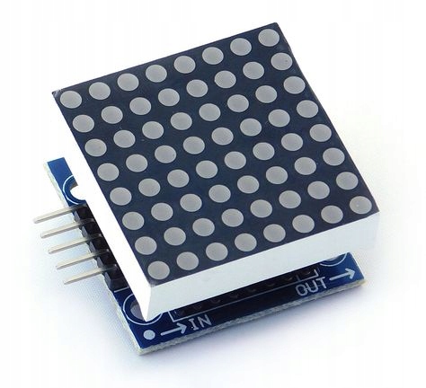 Matryca LED 8x8 MAX7219 SPI RED Kod producenta 1088AS+