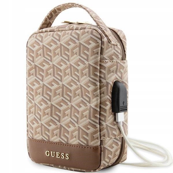 Taška Guess Guhbhgcfsew GCube Stripe hnědá/brown
