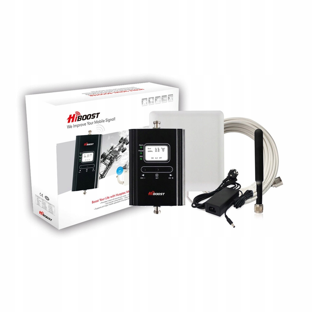 Sada opakovačů pro kancelářský byt 4G Lte HiBoost Hi13-LTE800 800MHz