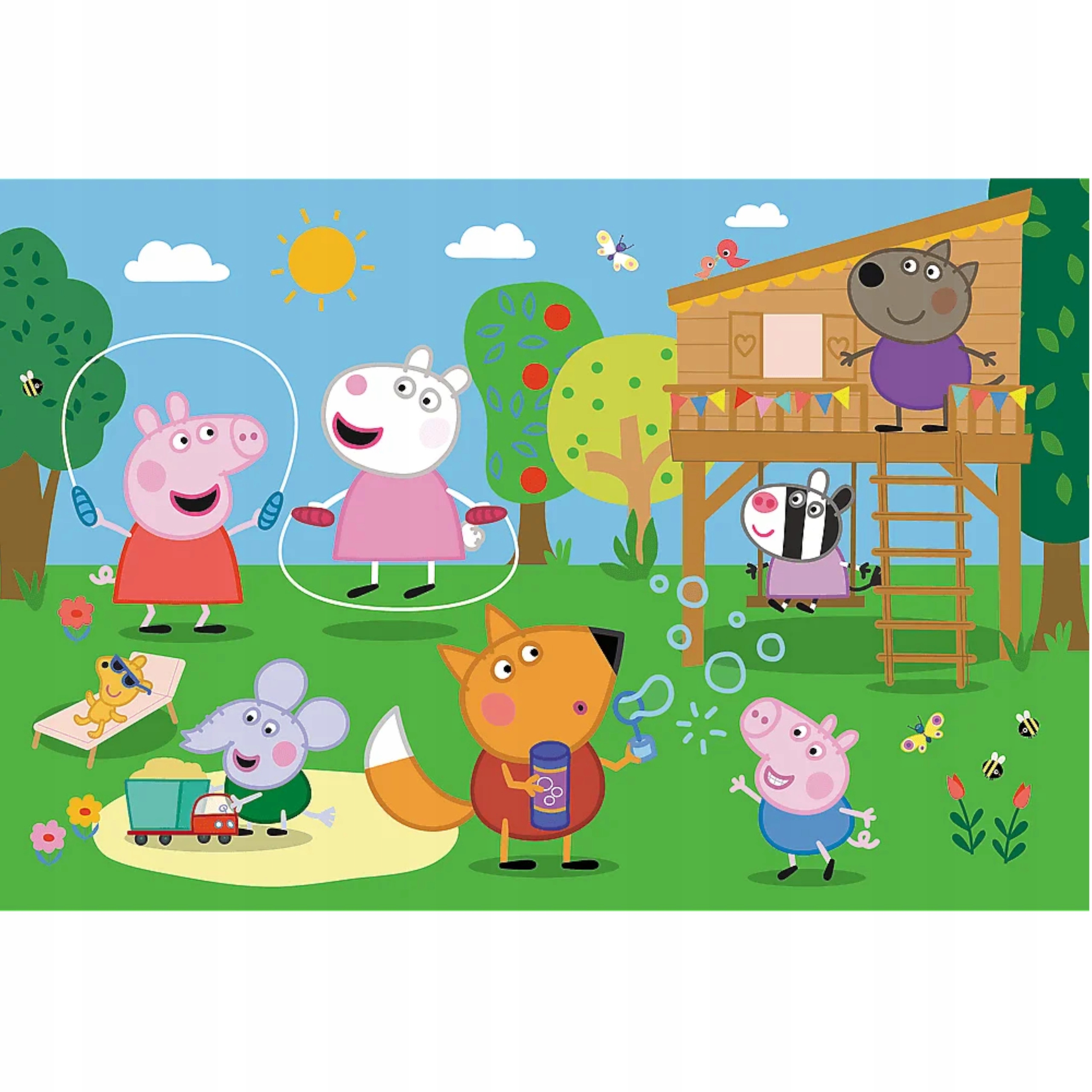 Puzzle Trefl Świnka Peppa 24 el. 24 Maxi Zabawy na polanie 14342 EAN (GTIN) 5900511143423