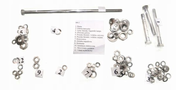 Sruby nierdzewne polerowane Simson SR2 Parts manufacturer Other