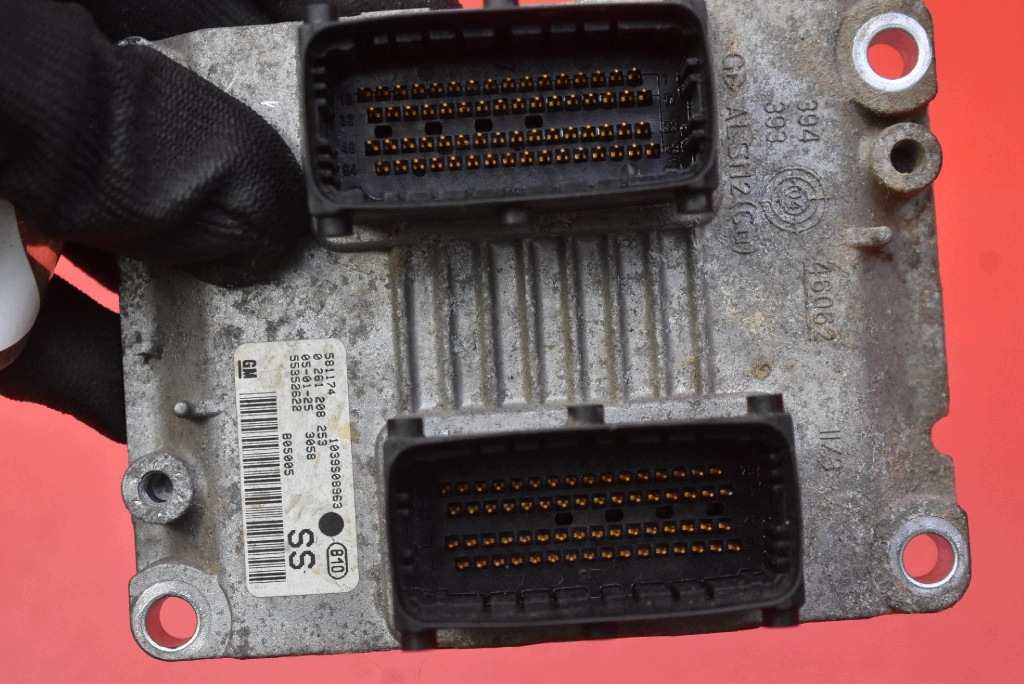control unit computer of the engine 55352622 OPEL CORSA C 1.2 16V 80 KM 03-06
