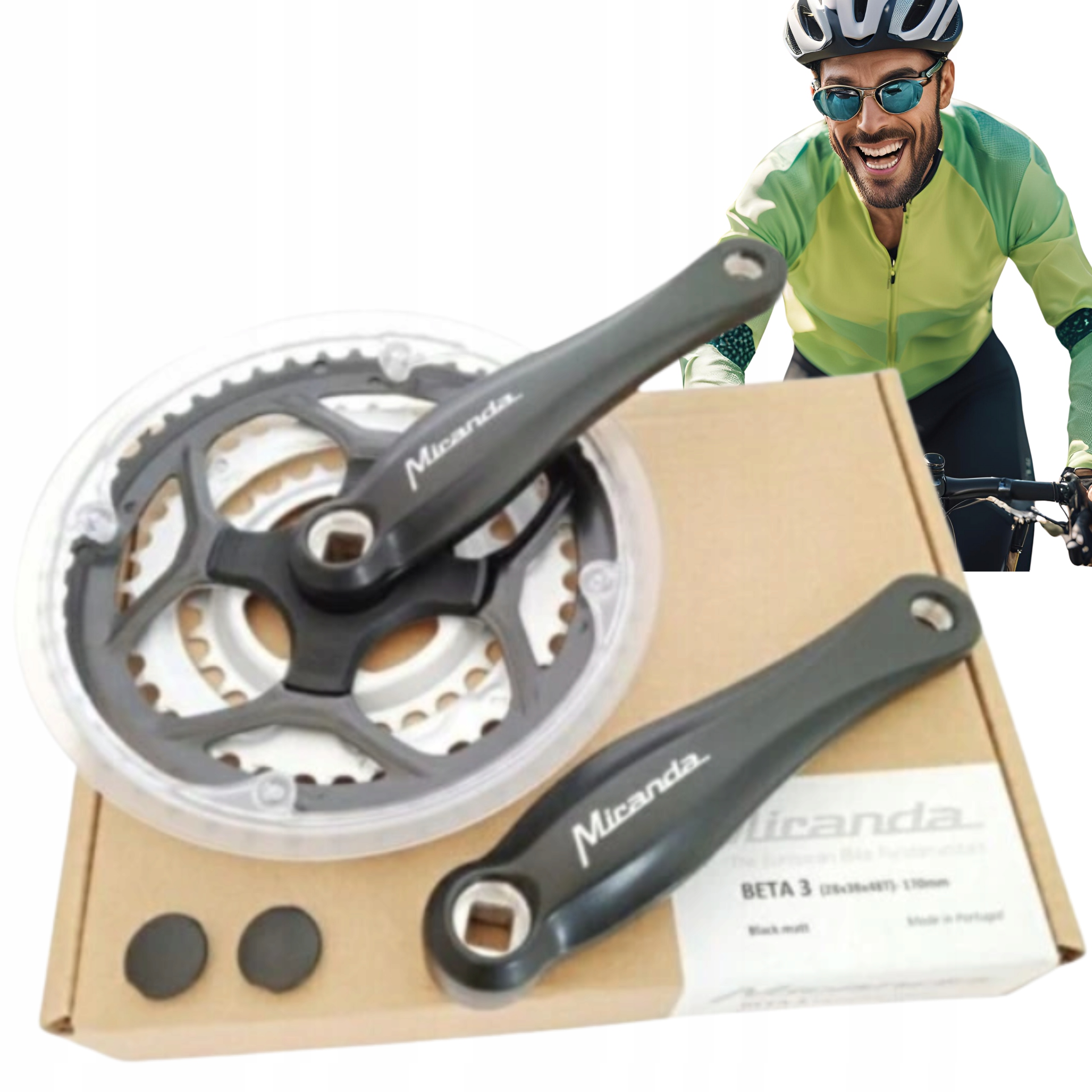 Mechanismus 3ř. 42/34/24z X 170 mm 3-řadá klika 24x34x42 pro pohony 6/7/8s