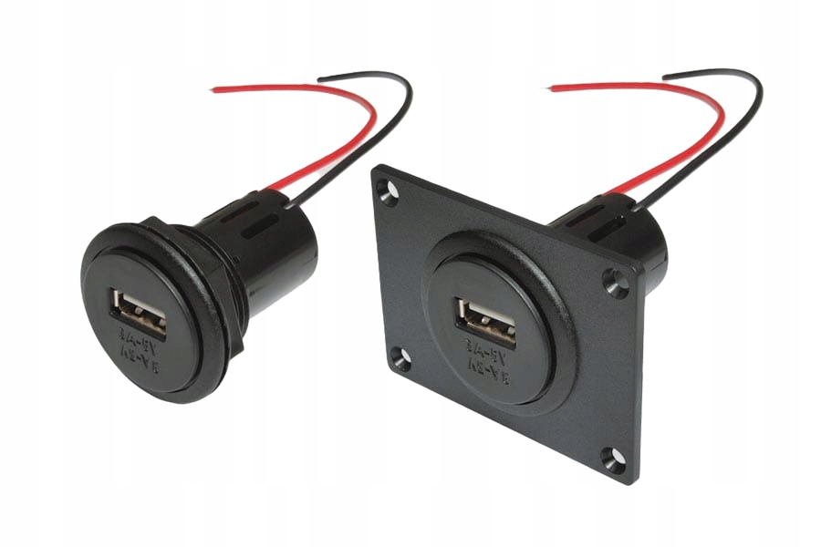 Gniazdo ładowarka USB 12/24 V