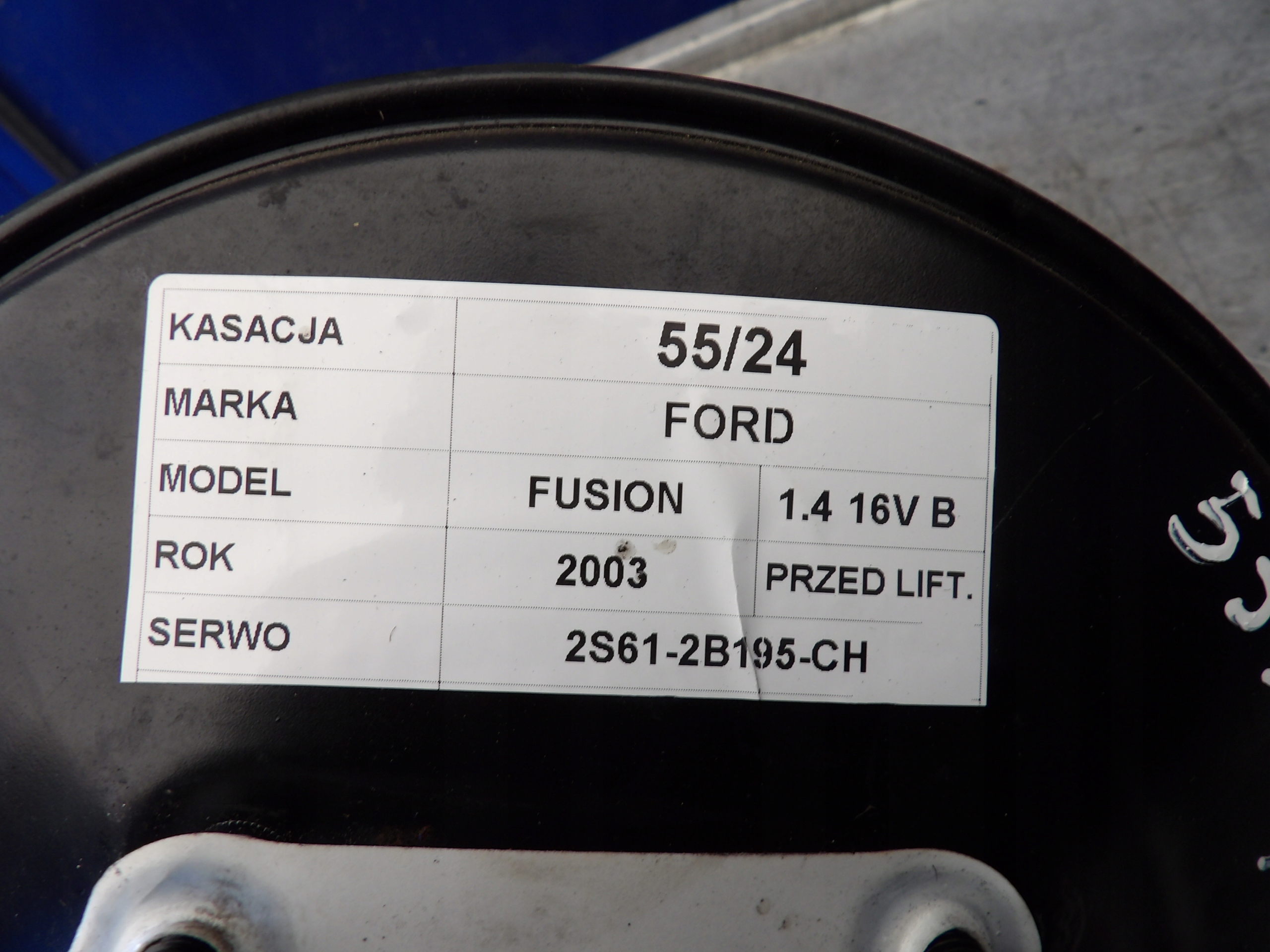 Ford Fusion servo, Pompa 2S61-2B195-CH 03.7752-8732.4