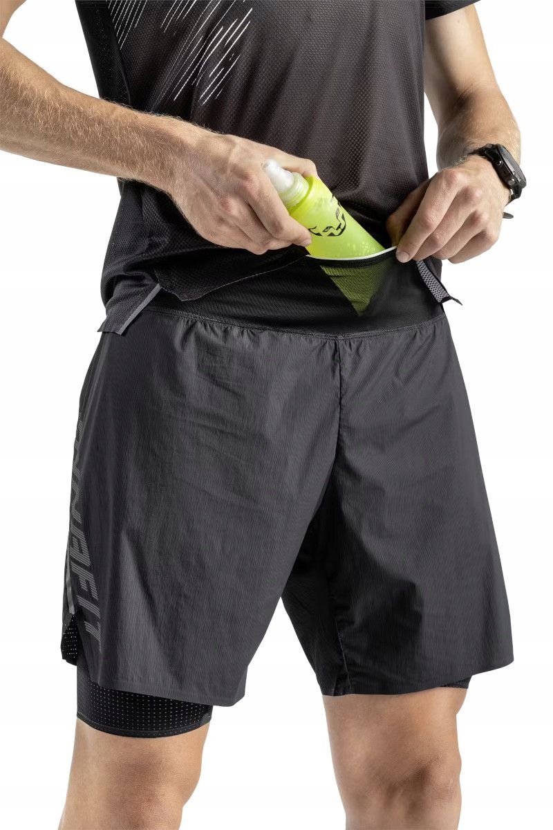 Kraťasy trekové kraťasy Dynafit Dna Ultra 2/1 Shorts černé M
