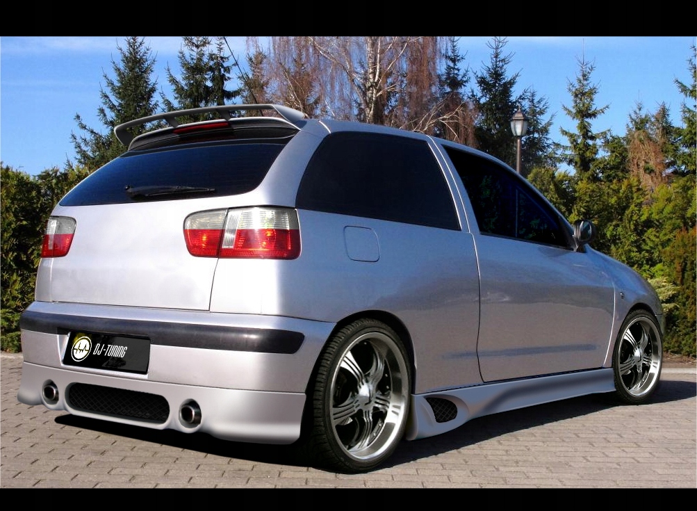 SEAT IBIZA 6K-GP01 * DOKŁADKA ZDERZAKA TYLNEGO * DJ-TUNING