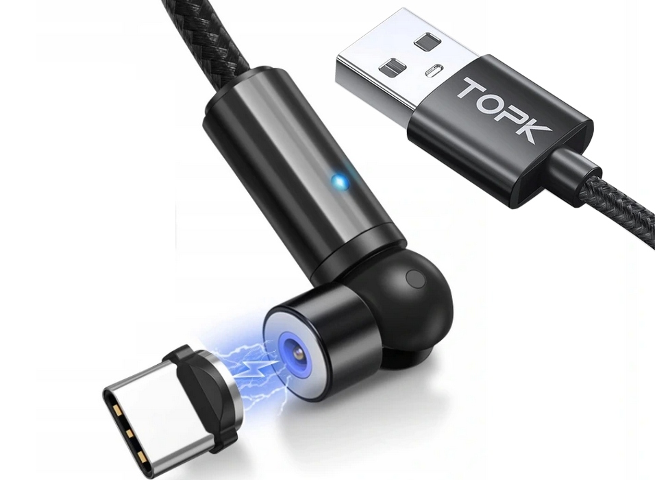 

Kabel Kątowy obrotowy magnetyczny Usb typ C