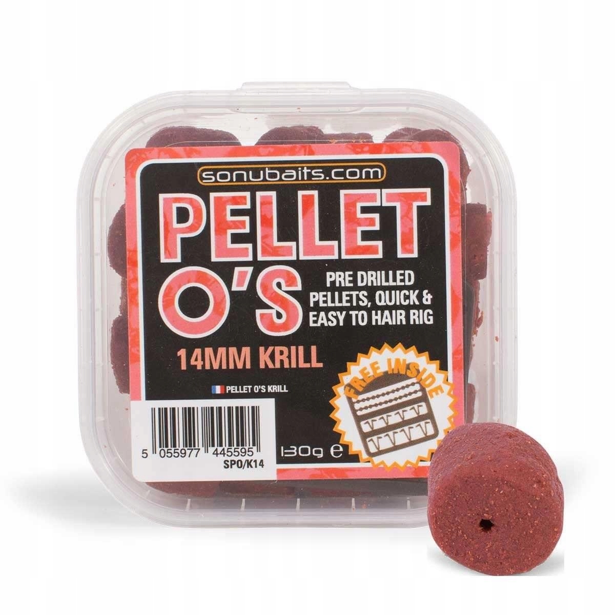 Sonubaits Pellet haczykowy O's Krill 14mm 120g