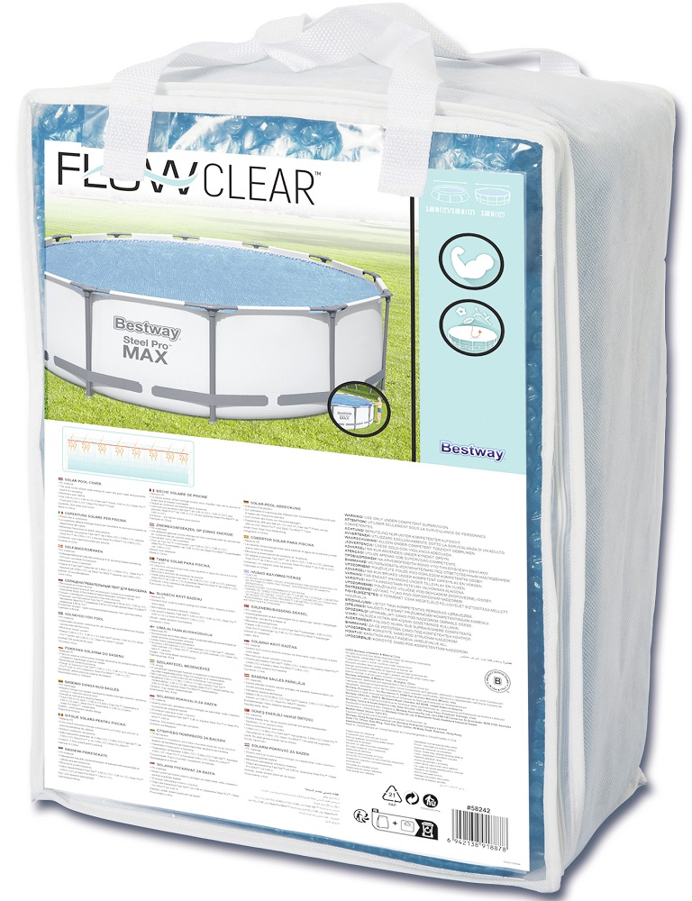 Pokrywa 356cm Folia Solarna Basenowa Bestway 58242