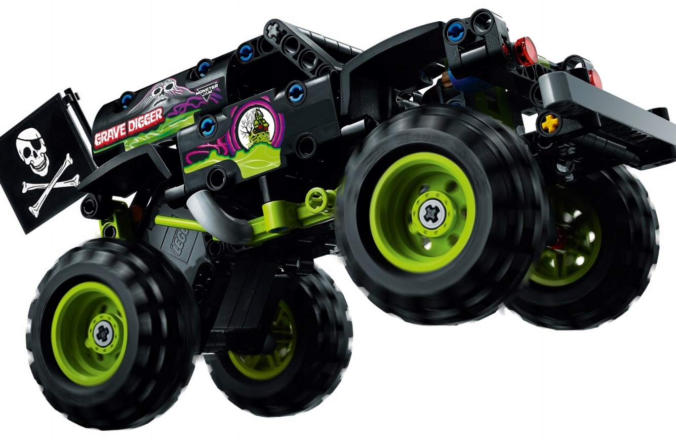LEGO TECHNIC AUTO SAMOCHÓD ZESTAW KLOCKÓW MONSTER JAM GRAVE DIGGER PREZENT Stan opakowania oryginalne