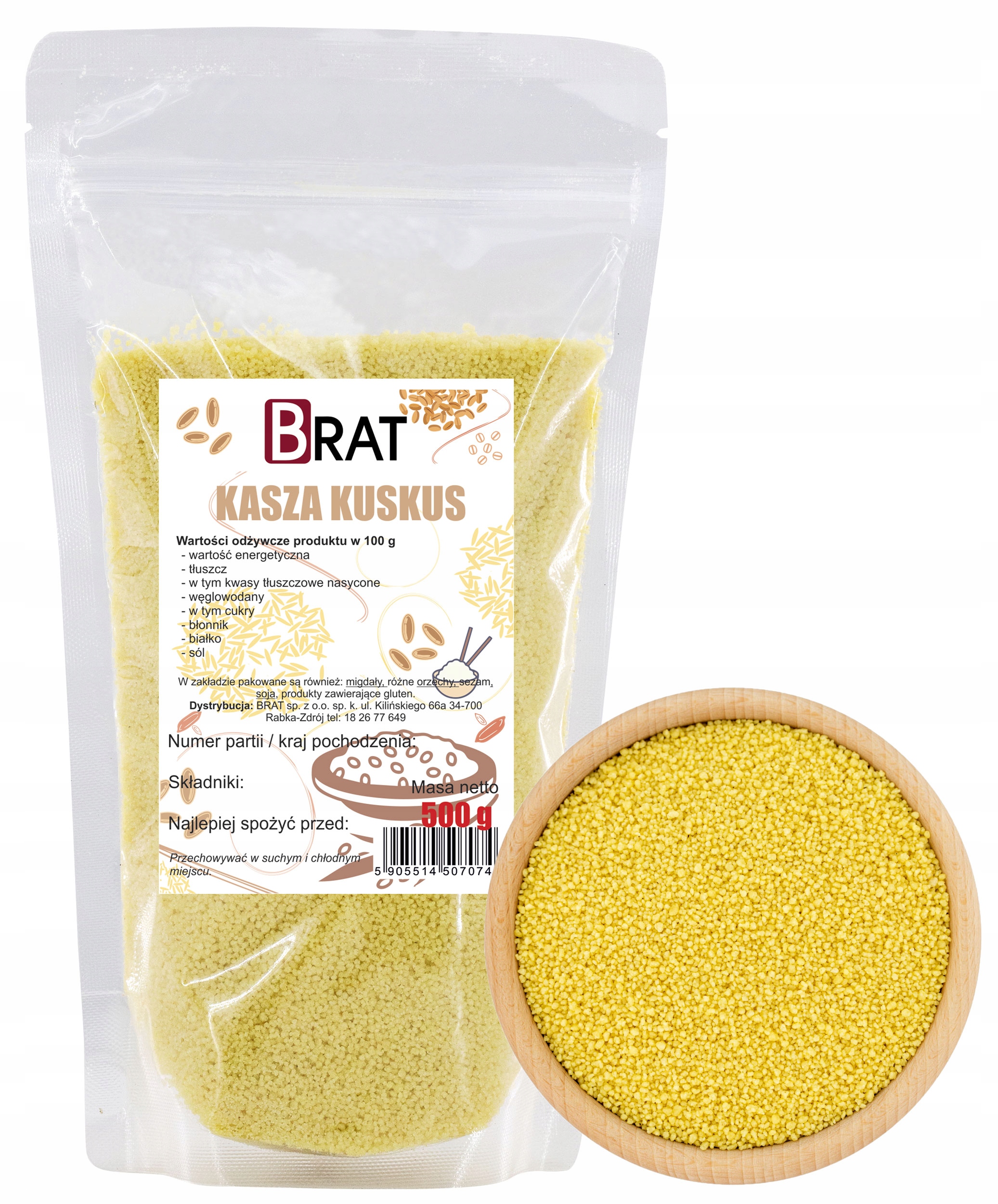 8X Brat Kuskusová kaše 500 g