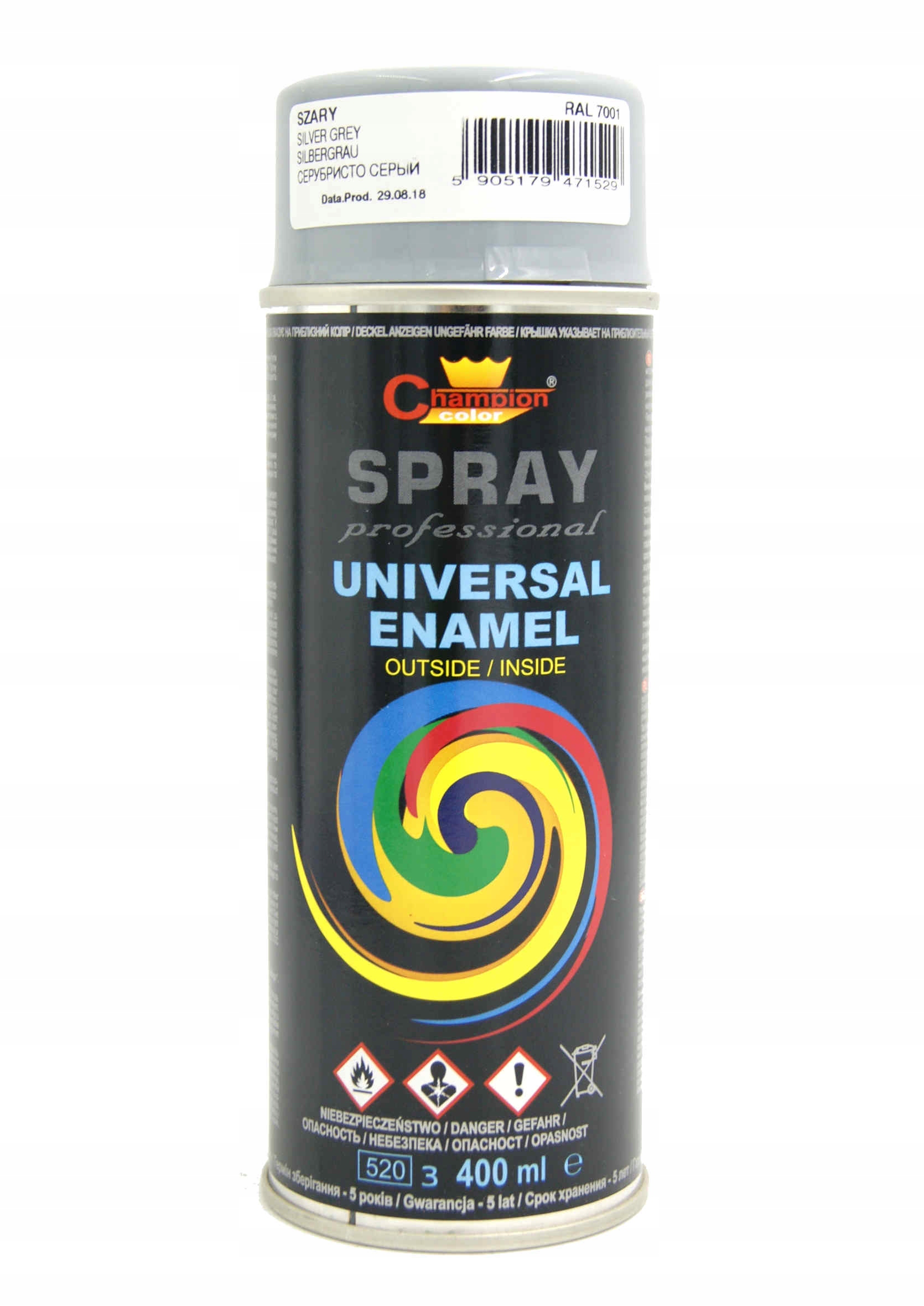 

Spray Uniwersalny RAL7001 szary 400ml