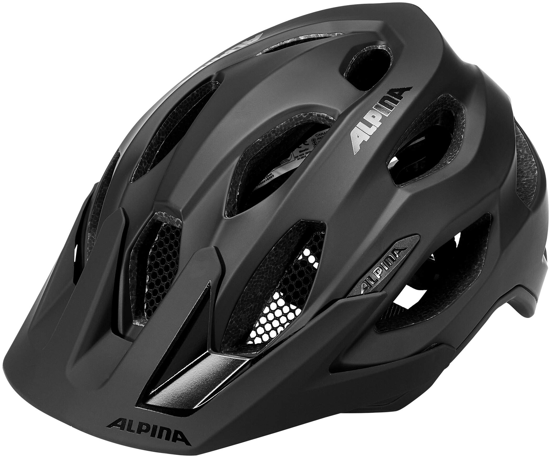 Kask rowerowy Alpina Carapax 2.0 r. L 57-62 cm czarny mat