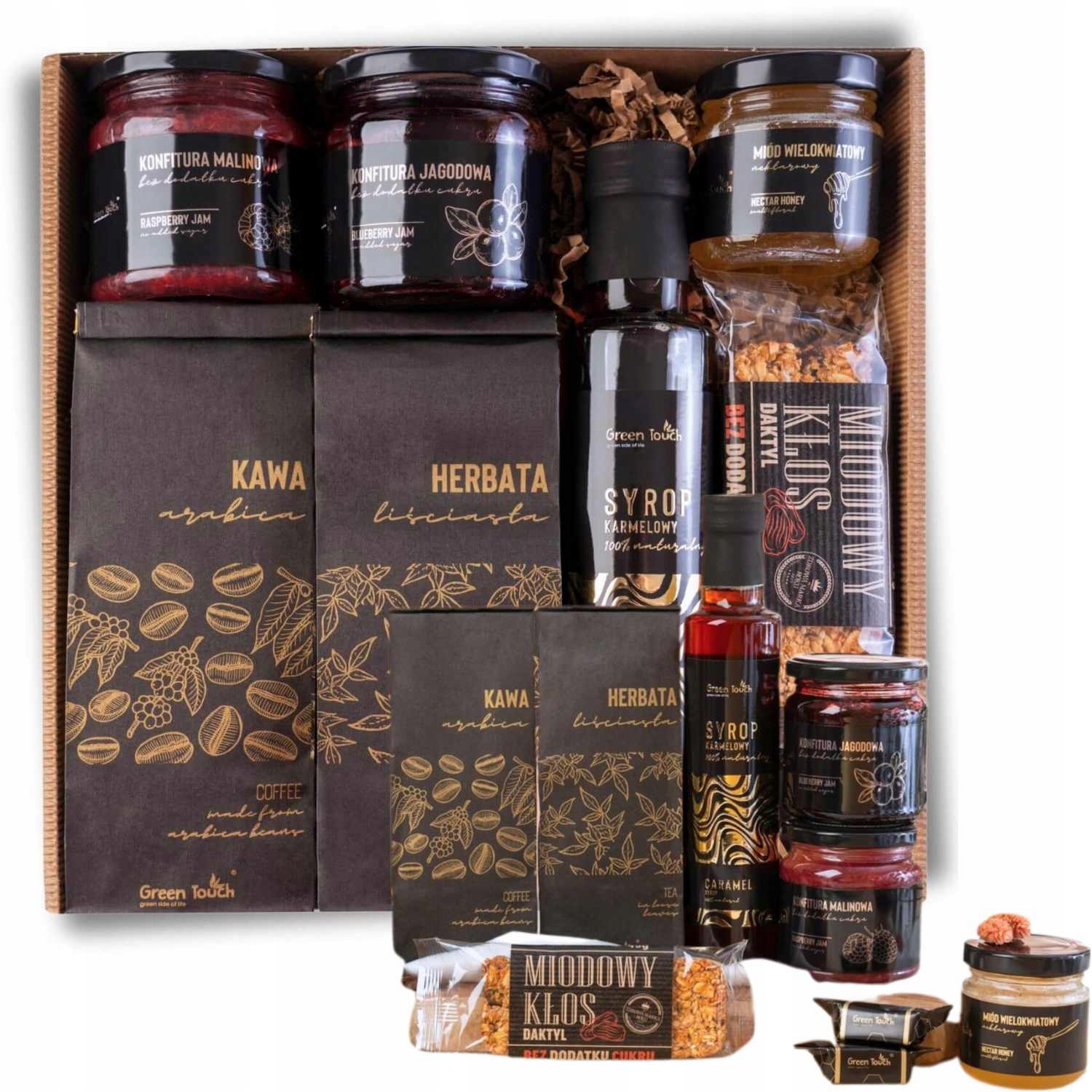 Levně Sada Čaj Dárek Koš Džemy Sirup Dárek Na Velikonoce Na Zajíce