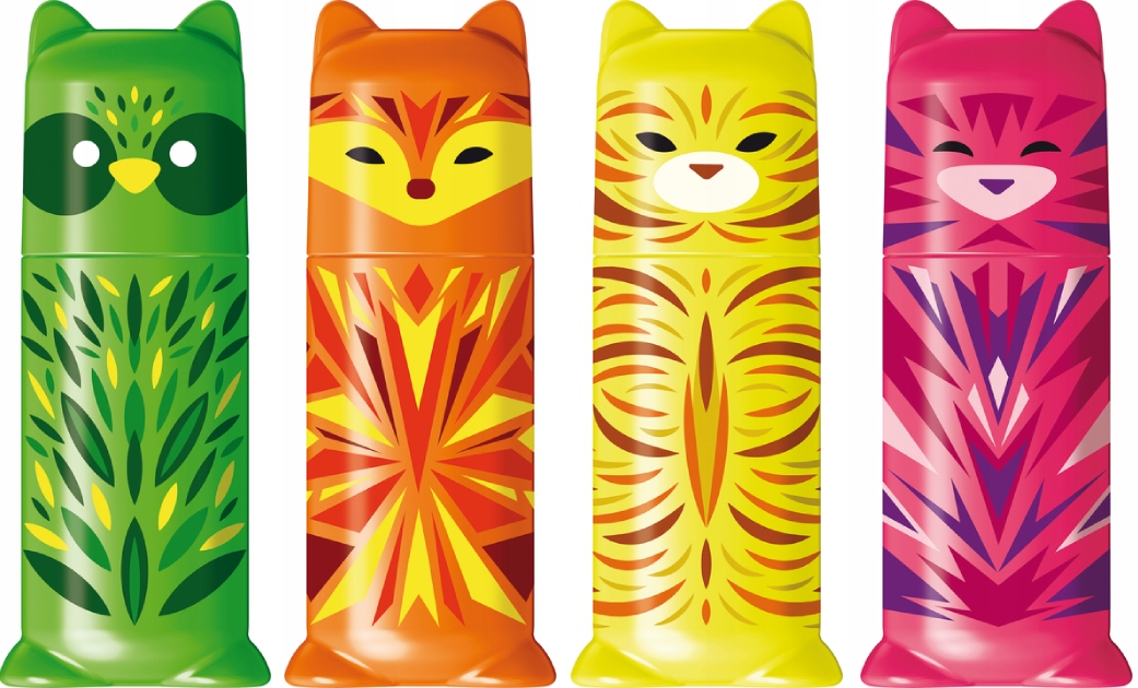 MINI Zakreślacze Markery Mazaki - FLUORESCENCYJNE Kolor Wielokolorowy