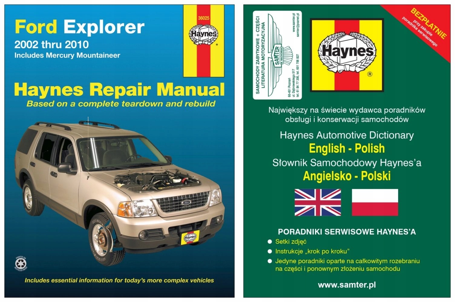 Ford Explorer Mercury Mountaineer (2002-2010) instrukcja napraw +GRATIS 24h