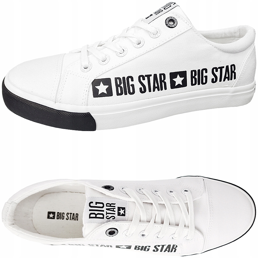 

Białe trampki Big Star męskie buty FF174526 42