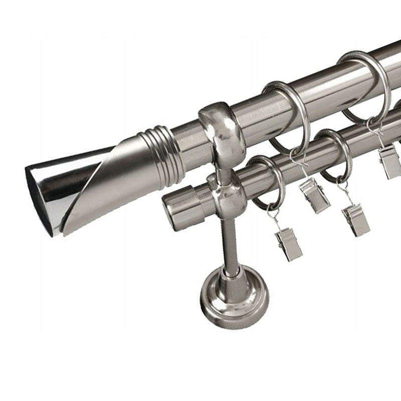 

Solidny Karnisz 270 cm z kompletem żabek 25+19 mm