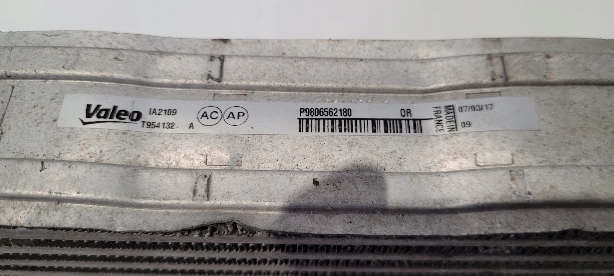 chladič vzduchový intercooler PROACE JUMPY III