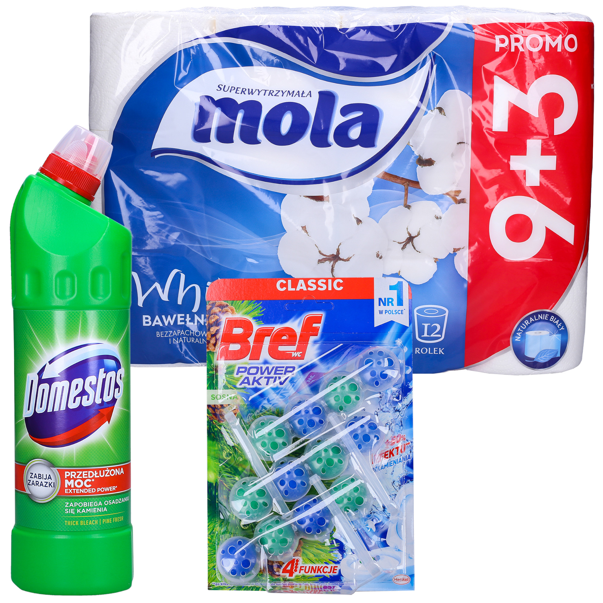 

Zestaw do Wc Domestos, Papier Toaletowy, Zapach Wc