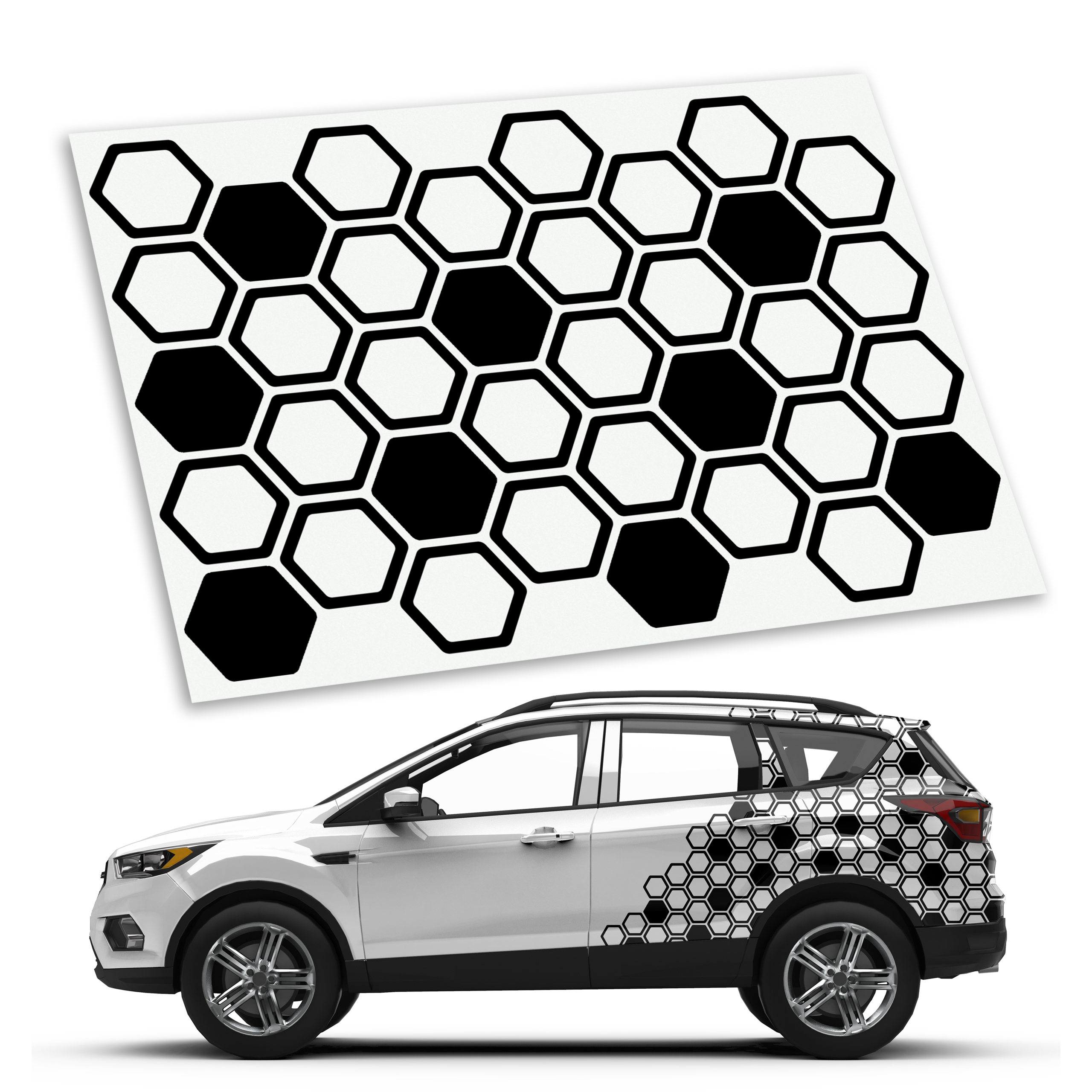 Plaster miodu naklejki na auto Tuning Samochodu