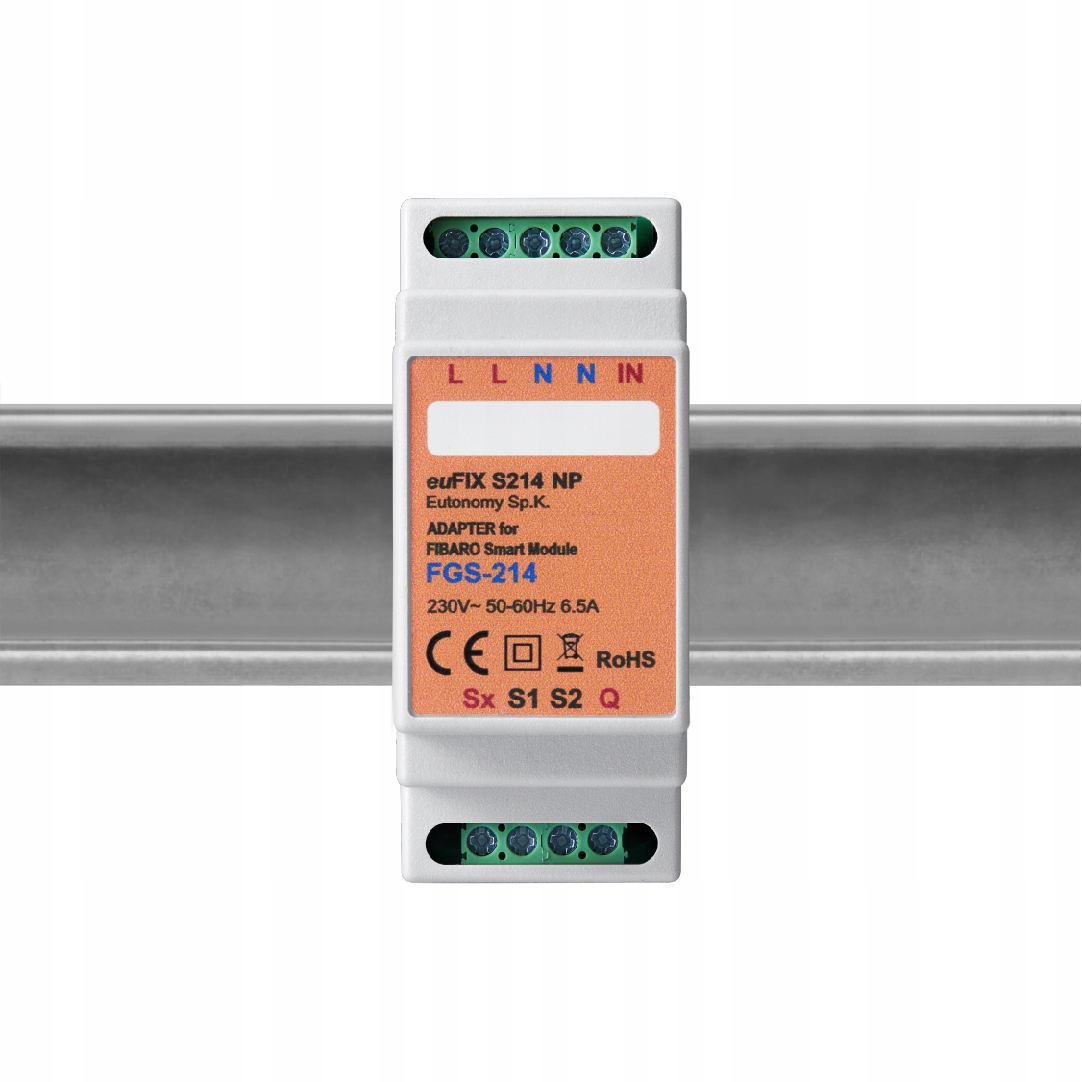 Adapter DIN euFIX S214NP do Smart Module