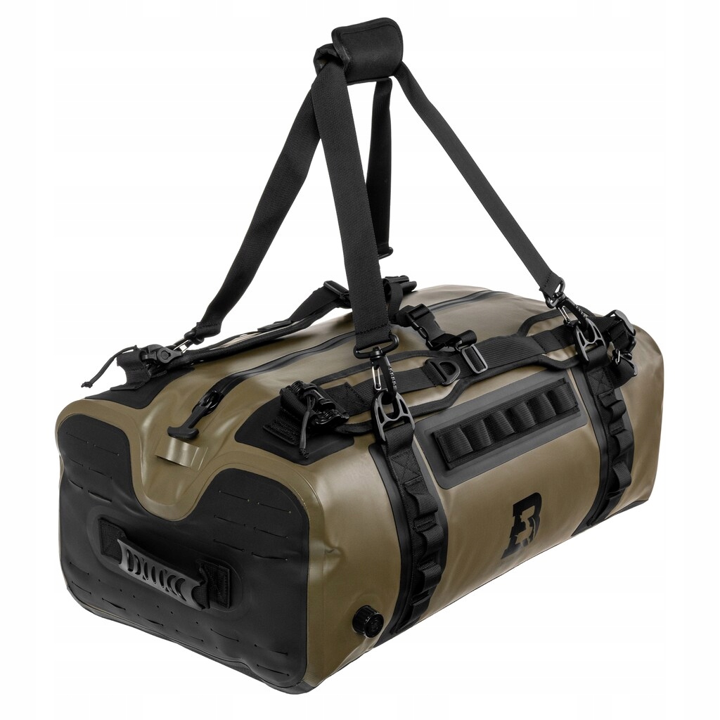 Voděodolná turistická taška batoh Badger Outdoor Tpu 50 l Military Green