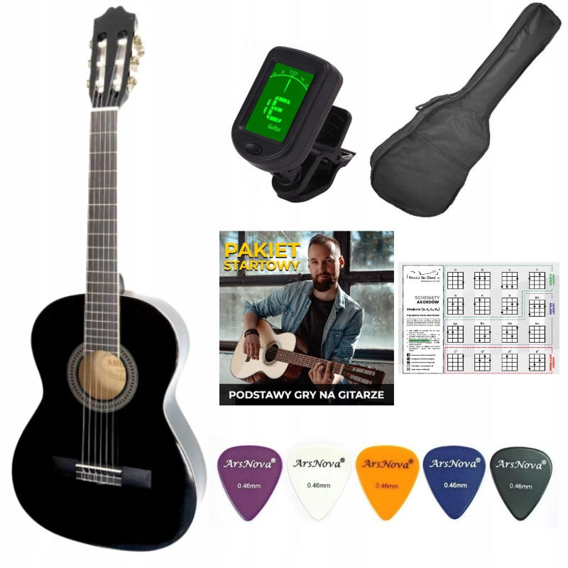 Sada Pro Začátečníky Kytara Příslušenství Výukový Kurz
