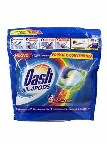 

Dash 43 prania kapsułki 3in1 Kolor
