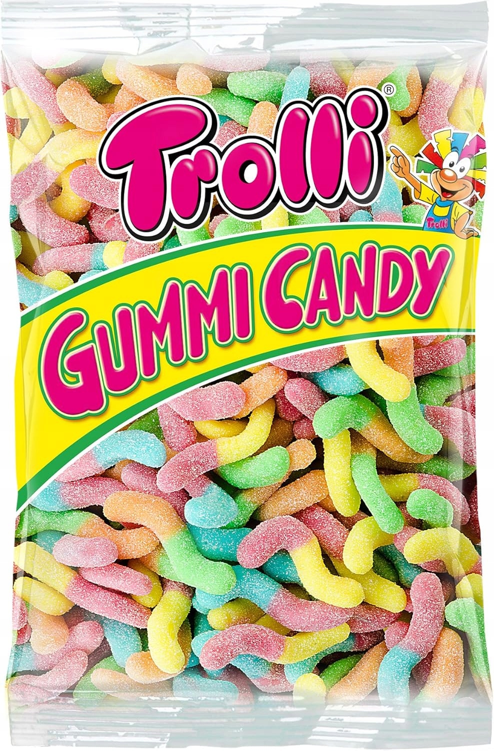 Trolli Gummi Candy želé bonbony barevné žížaly 1 kg